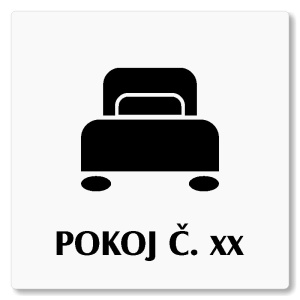 Pokoj, 80x80mm, bílá, Nevada